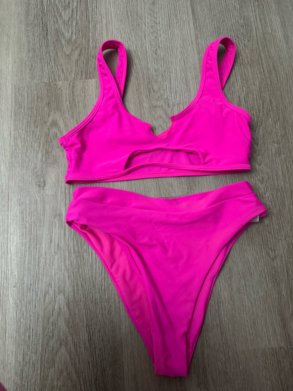 Hot Pink Women's Bikini Set